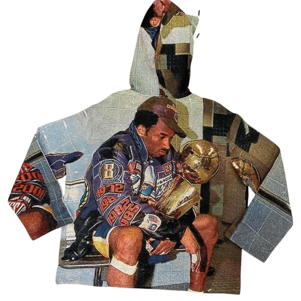 Kobe Bryant mamba tapestry hoodie champion trophy
